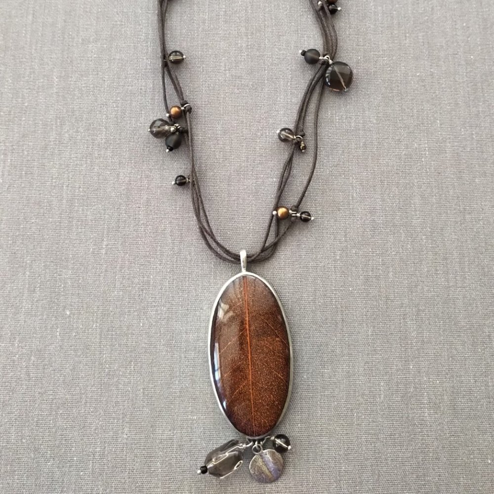 Silpada Leaf Pendant Necklace